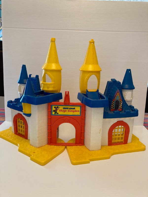 Vintage Mickey Mouse Magic Kingdom Weebles Castle Playset 1977 Arts