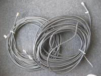 Coaxial Cable for Ham Amateur Radio Etc. 2 Rolls of 20 Feet USED