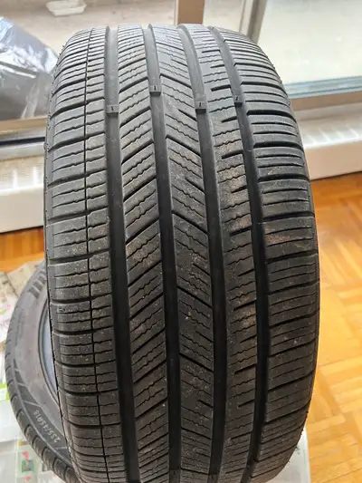 Selling a set of 4 used summer tires size 235/45R18. Includes: - 2x Altenzo summer tires - 2x MotoMa...