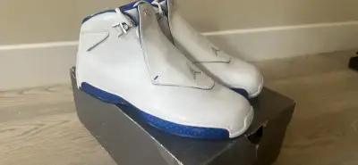Brand New Air Jordan 18 OG Retro White Sport Royal 2018, View more