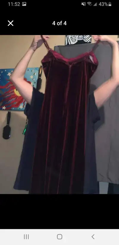 Long Burgundy Evening Dress, View more