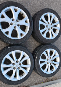 Mazda  Oem rims with Summer Tires 205/50R17