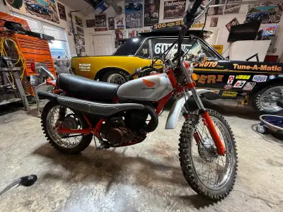 If you have Grey Hair and grew up around dirt bikes you will remember this Honda. The 1974 Honda MT2...