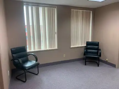 Office space available in quiet, professional building. Unit has large windows, 2 sinks and a closet...