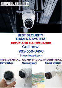 IP cameras for residential, Commercial and industrial sites