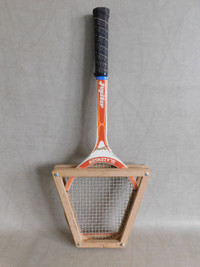 Vintage SLAZENGER JUPITER Wood Tennis Racquet in Original Brace