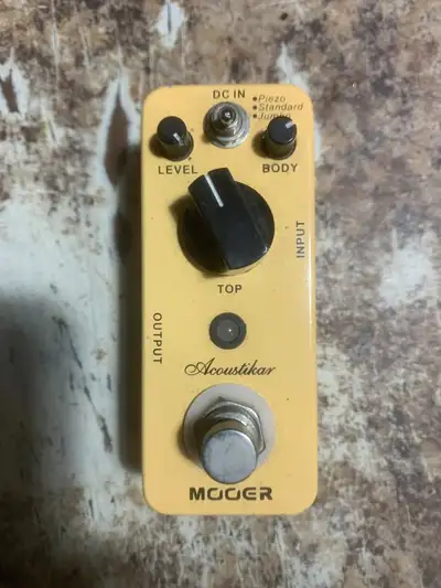 Acoustic Simulator Pedal, View more