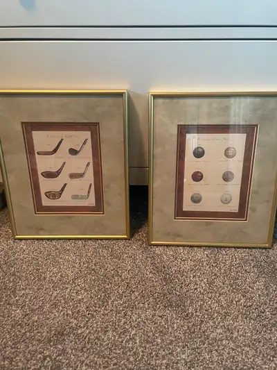 A Century of Golf, two Framed Prints, View more