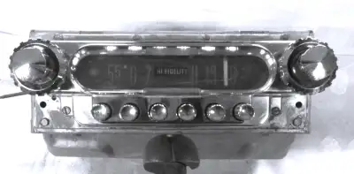 Vintage 1949 1950 flathead Ford optional HiFi six volt radio, View more