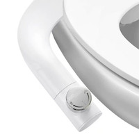 NEW Dual Nozzle Toilet Bidet, Non-Electric Ultra Thin Bidet