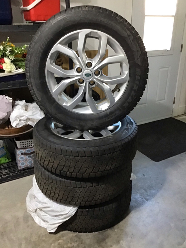 Land Rover rims with winter tires in Tires & Rims in Bedford - Image 2