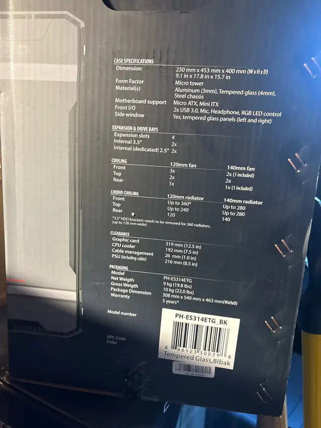 Phanteks EVOLV MATX in System Components in Markham / York Region - Image 7