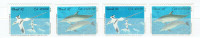 BRASIL. Série de 2 timbres BIRD & POISSONS,1992.