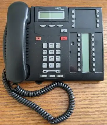 Nortel T7316E Business Phone Set - Charcoal (NT8B27)