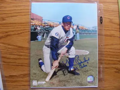 FS: Glenn Beckert (Chicago Cubs) 8x10 Autographed Photo