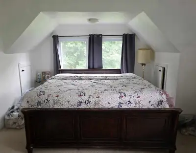California King size solid wood Bed Frame, View more