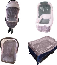 Enovoe Mosquito Net Perfect for Strollers, Bassinets, Cradles, P