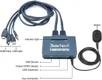 2 Port HDMI KVM Switch - 4K Support