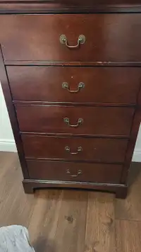 Chest of Drawers and Queen Headboard