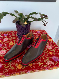 Handcrafted leather shoes