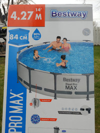 Piscine 14 p avec pompe et accessoires