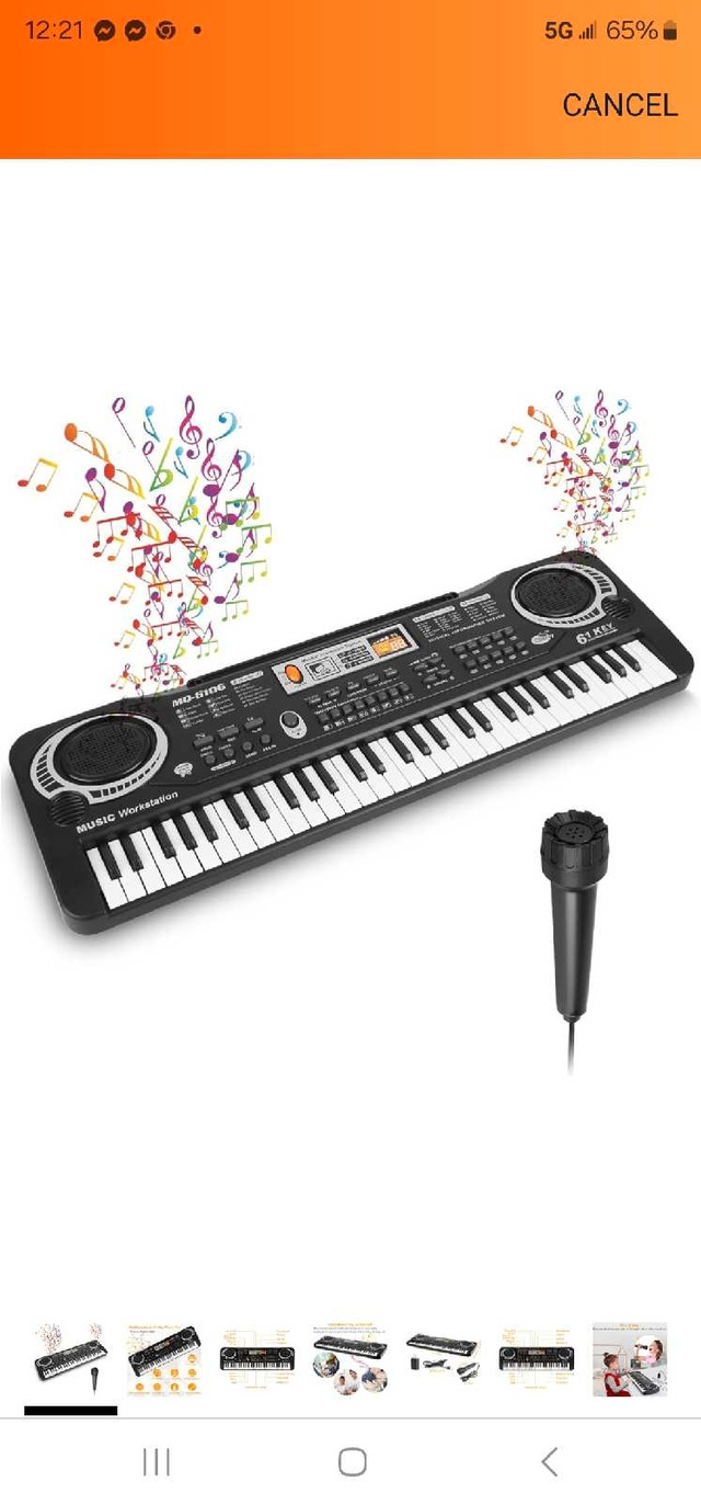 Electronic Keyboard 61 Key in Toys & Games in St. Catharines