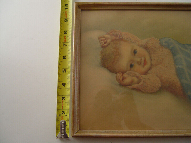 Charming Vintage Baby Picture Lithograph: Fort Erie in Arts & Collectibles in St. Catharines - Image 3