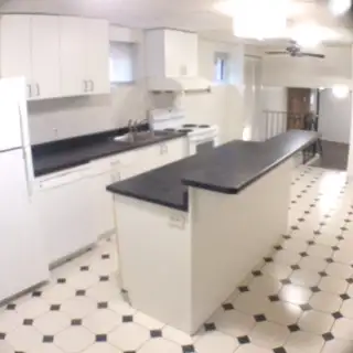 Spacious one bedroom unit, ground level private front entrance, large kitchen, all appliances, livin...