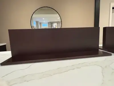 2 Calligaris Floating Wall Shelves Dark Wood Paid $1800, View more