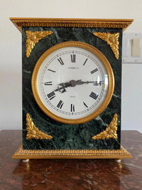 Gubelin Marble Table Clock