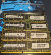 4x8GB (32GB Total) DDR3-1600 PC3L-12800 Server ECC memory