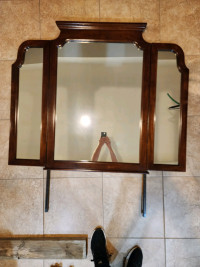 Wood Dresser Mirror