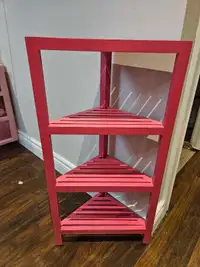 Pink Corner Shelf 