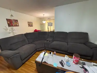 Recliner sectional couch, View more