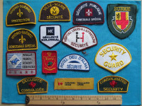 36 ECUSSON PATCH CREST BADGE RARE securite security police