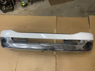 White Ram front bumper off 06 1500. Very good shape, won’t find a cheaper one in this condition. Cal...