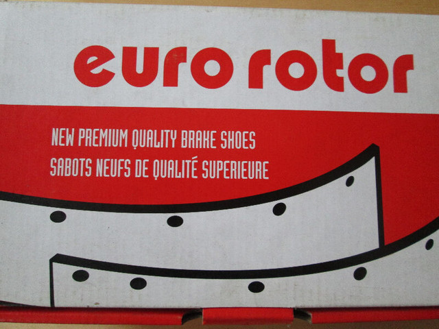 Brake shoes by Eurorotor, premium quality, brand new. Sabots neu dans Pièces de carrosserie  à Ville de Montréal