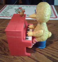 Vintage Sesame Street Big Bird Playing the Piano
