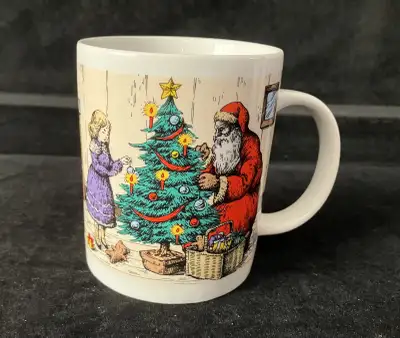 Vintage Miyazaki Christmas Scene Mug, View more