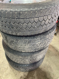 LT265/70R18 Toyo Open Country w/8 bolt rims