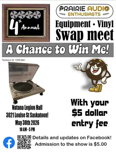 Prairie Audio Enthusiasts 4th Annual Stereo / Vinyl Swap Meet, View more