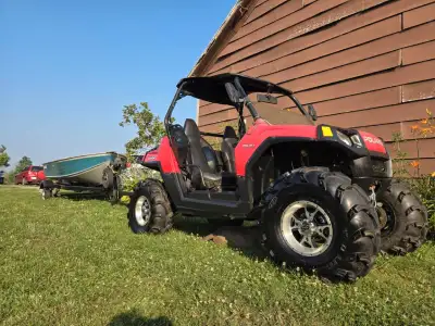 PACKAGE DEAL 2009 polaris rzr 800 -2"lift -ss rims -30" itp mudlites -factory polaris winch -super a...