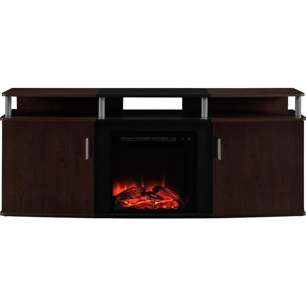 Ameriwood Home Carson Tv Stand with Electric Fireplace.70" in Fireplace & Firewood in City of Toronto - Image 4