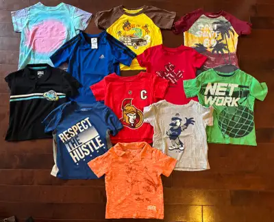 Kids TShirts - Size 4T - mainly sports theme, View more