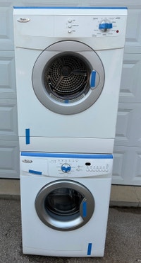 24” WHIRLPOOL WASHER & DRYER SET ELECTRIC FRONT LOAD STACKABLE  City of Toronto Toronto (GTA) Preview