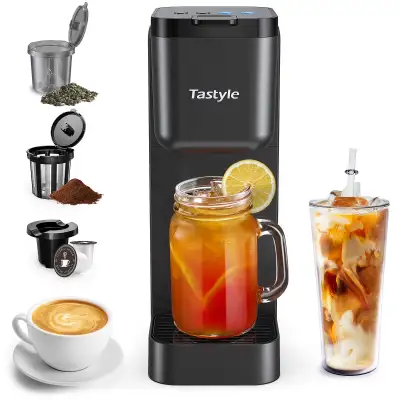 New Tastyle Coffee Maker, 3 in 1 Single Serve Brewer for K Cup, View more