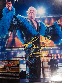 Autographed Ric Flair 8x10 photo of the Nature Boy Himself 