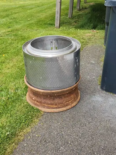 Great for camping or backyard Rim not included