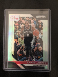 2018-19 Panini Prizm Silver Kawhi Leonard Basketball Card