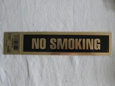 Brand New " No Smoking" Vinyl Sticker, View more